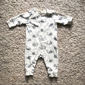 Baby Gap Organic Whales One Piece